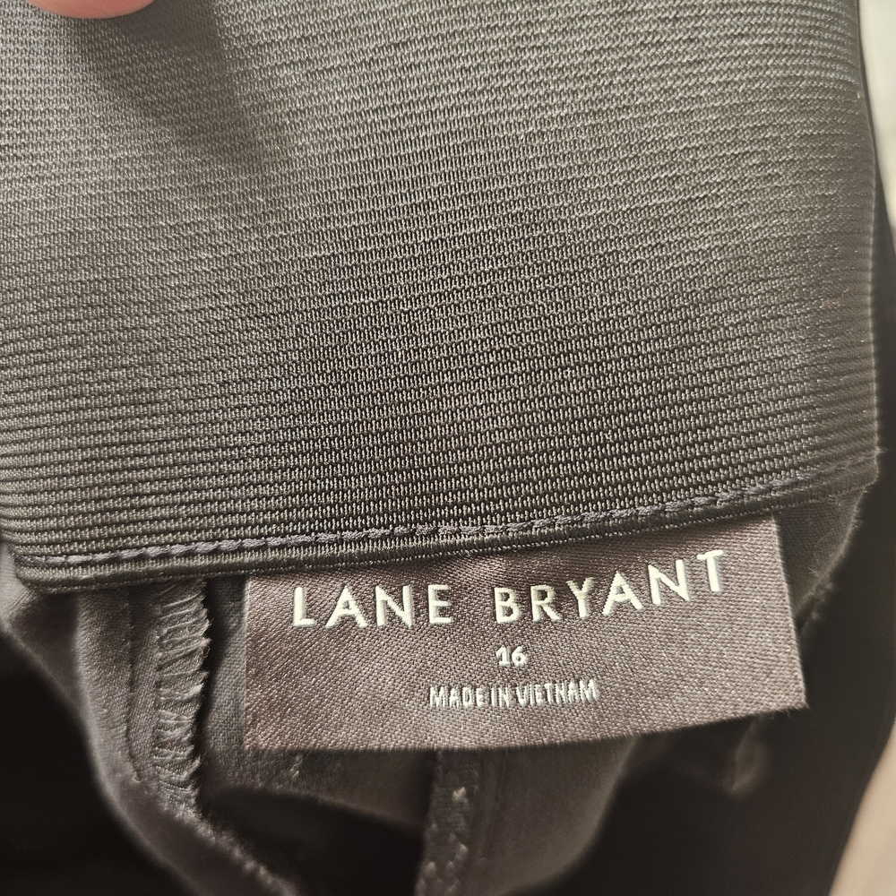 Lane Bryant Black Wide Leg Pants - Picture 2 of 3
